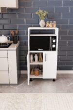 DF15101B Kapaklı Mikro Dalga Dolabı Çok Amaçlı Mutfak Dolabı - Görsel 2