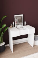 DF02112B Anka Çekmeceli Aynalı Makyaj Masası - Görsel 2