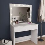 DF02108 Sakura Hollywood Işıklı Aynalı İki Çekmeceli Makyaj Masası