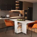 DF01107 Lagertha Pratik Katlanır Masa Mutfak ve Yemek Masası