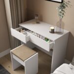 DF02102 Mars Puflu İki Çekmeceli Makyaj Masası