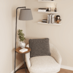 DF05102 3'lü 40-50-60 Dekoratif Uçan Raf Duvar Rafı