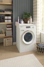 DF03102B Milano Banyo Dolabı Çamaşır Ve Kurutma Makinesi Dolabı Çamaşır Makinesi Rafı - Görsel 3